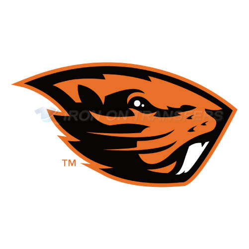 Oregon State Beavers Logo T-shirts Iron On Transfers N5819 - Click Image to Close